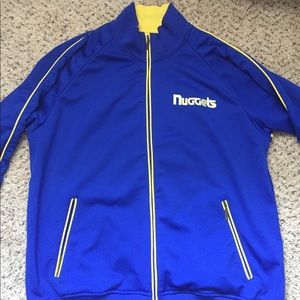 Blue Vintage Denver Nuggets Jacket